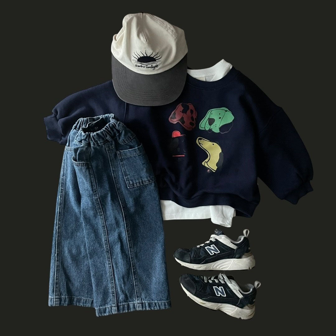 Toddler F25 Puppy Sweatshirt (3-7y) - 2 Colors - AT NOON STORE