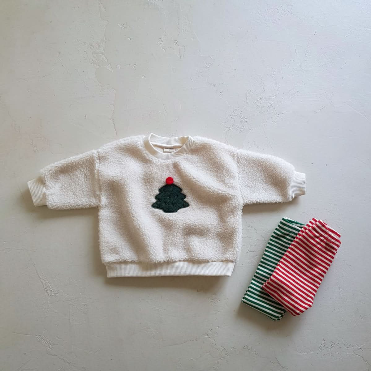 Baby W24 Holiday Stripe Leggings (6-18m) - 2 Colors - AT NOON STORE