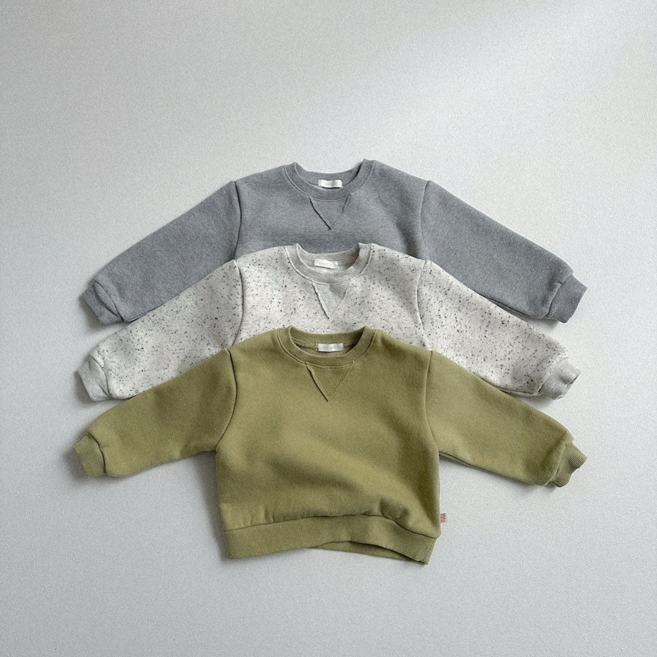 Toddler W25 Triangular Inset Sweatshirt (10m-4y) - 3 Colors - AT NOON STORE