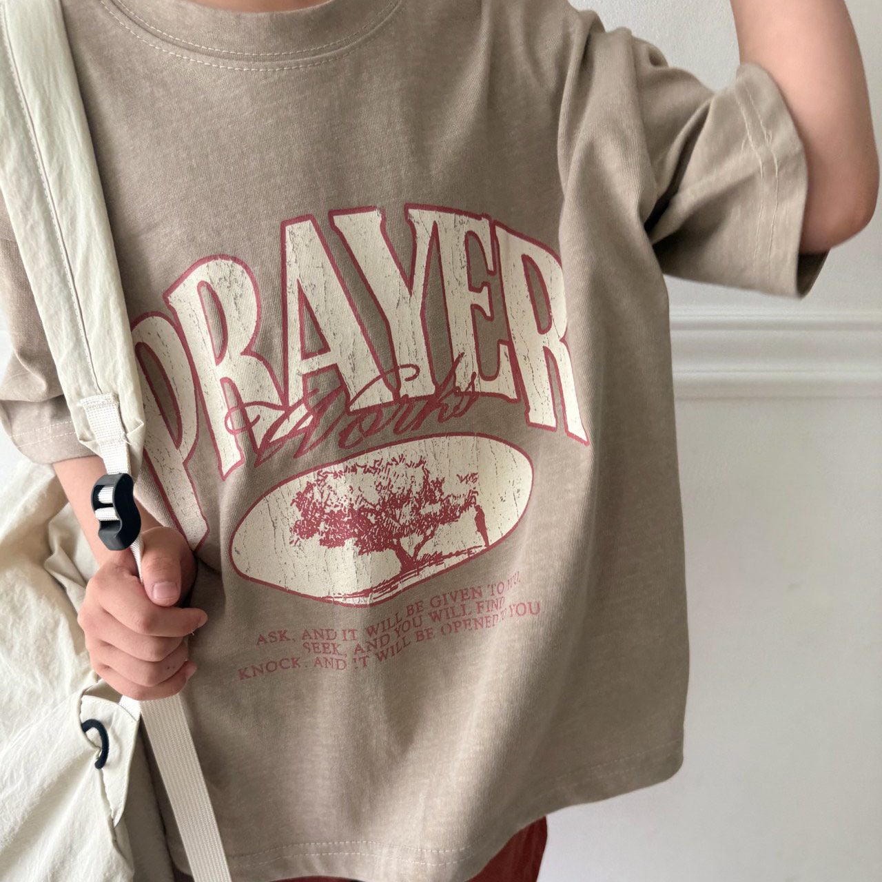 Kids SS25 Prayer Works Loose Fit Short Sleeve Top (2-8y) - 2 Colors