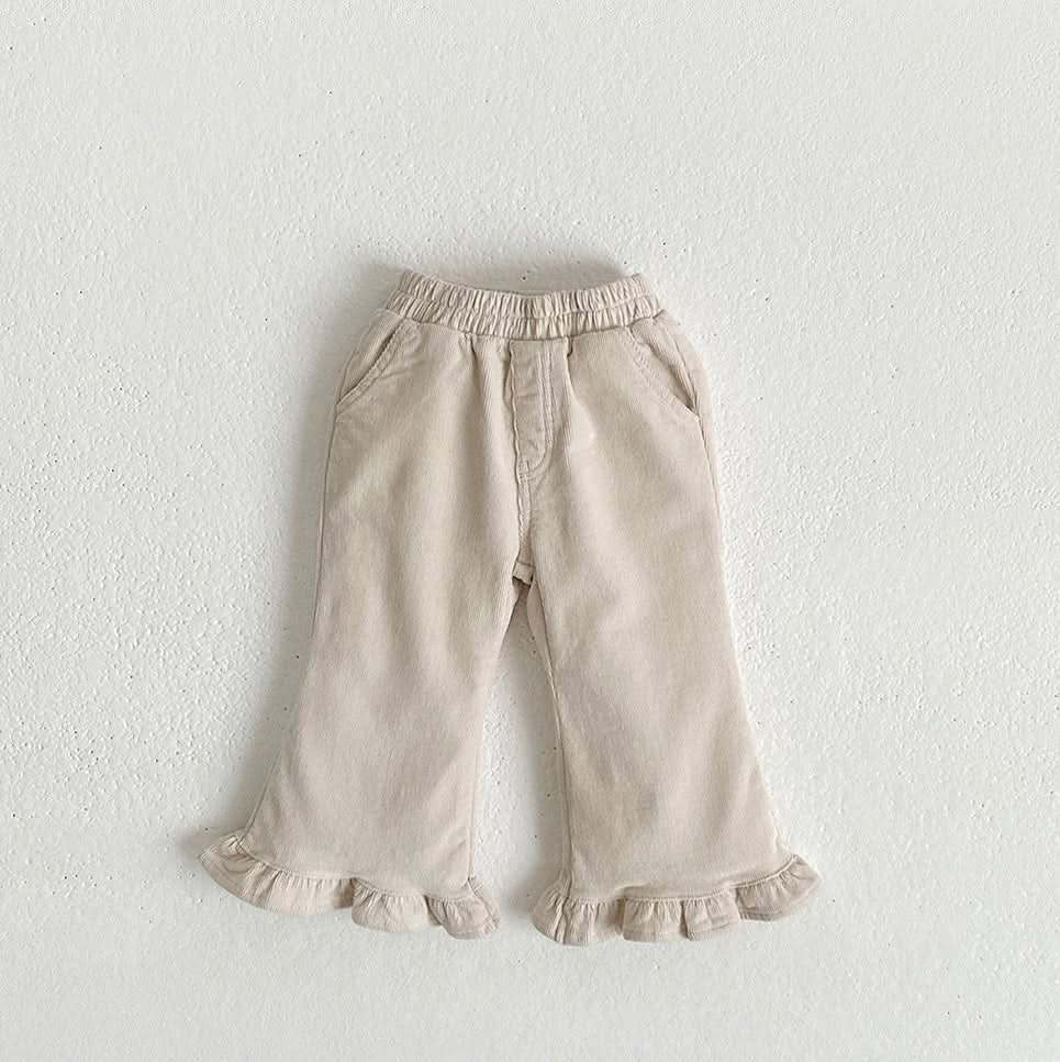 Toddler W24 Corduroy Frill Pants (1-7y) - 2 Colors - AT NOON STORE