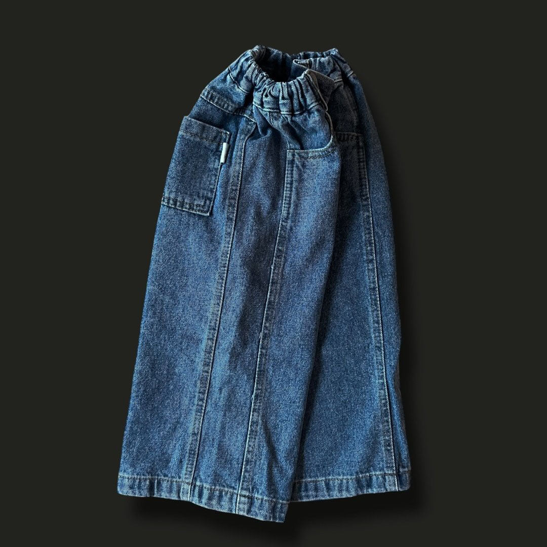 Toddler F25 Side Stitch Detail Denim Pants (3-7y) - Denim - AT NOON STORE