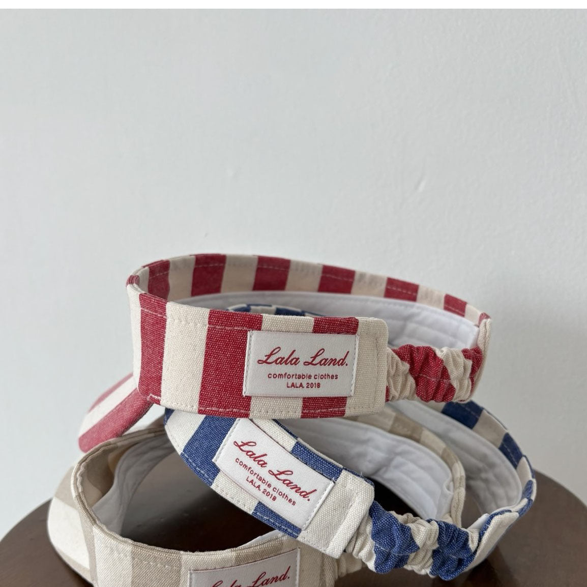 Toddler Land SS25 Stripe Sun Visor Hat- 2 Colors