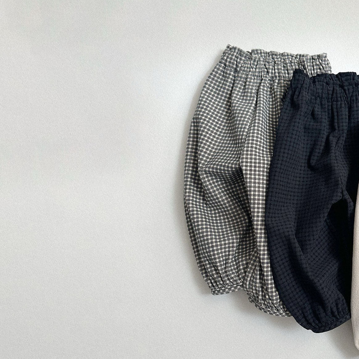 Toddler FW26 Fleece Lined Plaid Jogger Pants (10m-4y) - 2 Colors