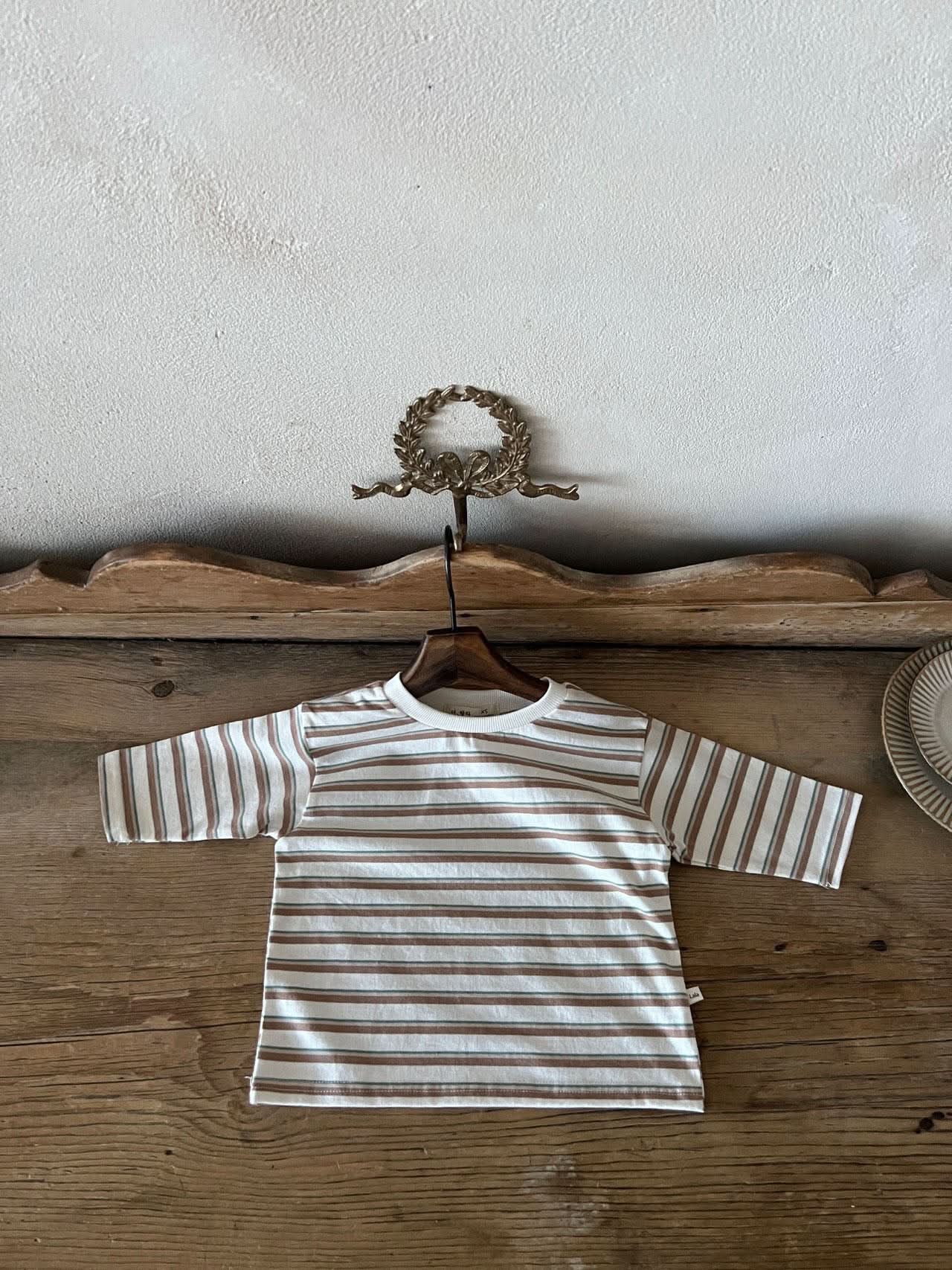 Kids Lala Long Sleeve Stripe Top (1-6y) - 2 Colors - AT NOON STORE