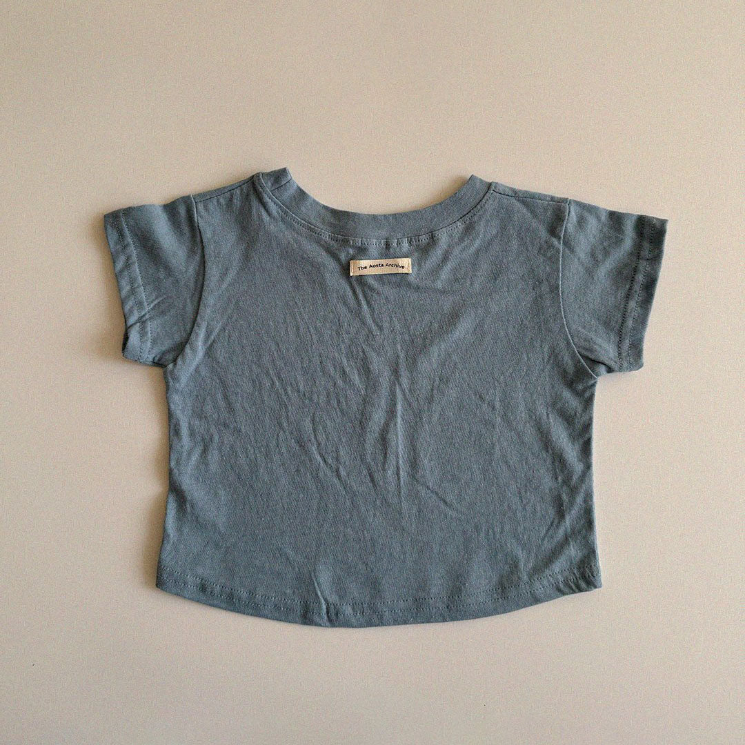 Baby/Toddler Aosta SS25 Cotton Basic Tee  (3m-5y)- 5 Colors - AT NOON STORE
