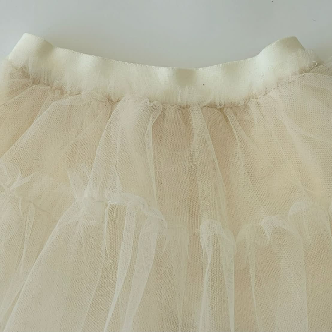 Baby/Toddler S25 Lovely Tutu Skirt (3m-4y) - Ivory - AT NOON STORE