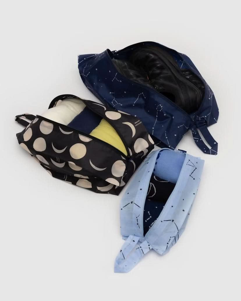 Baggu 3D Zip Set - Night Sky - AT NOON STORE