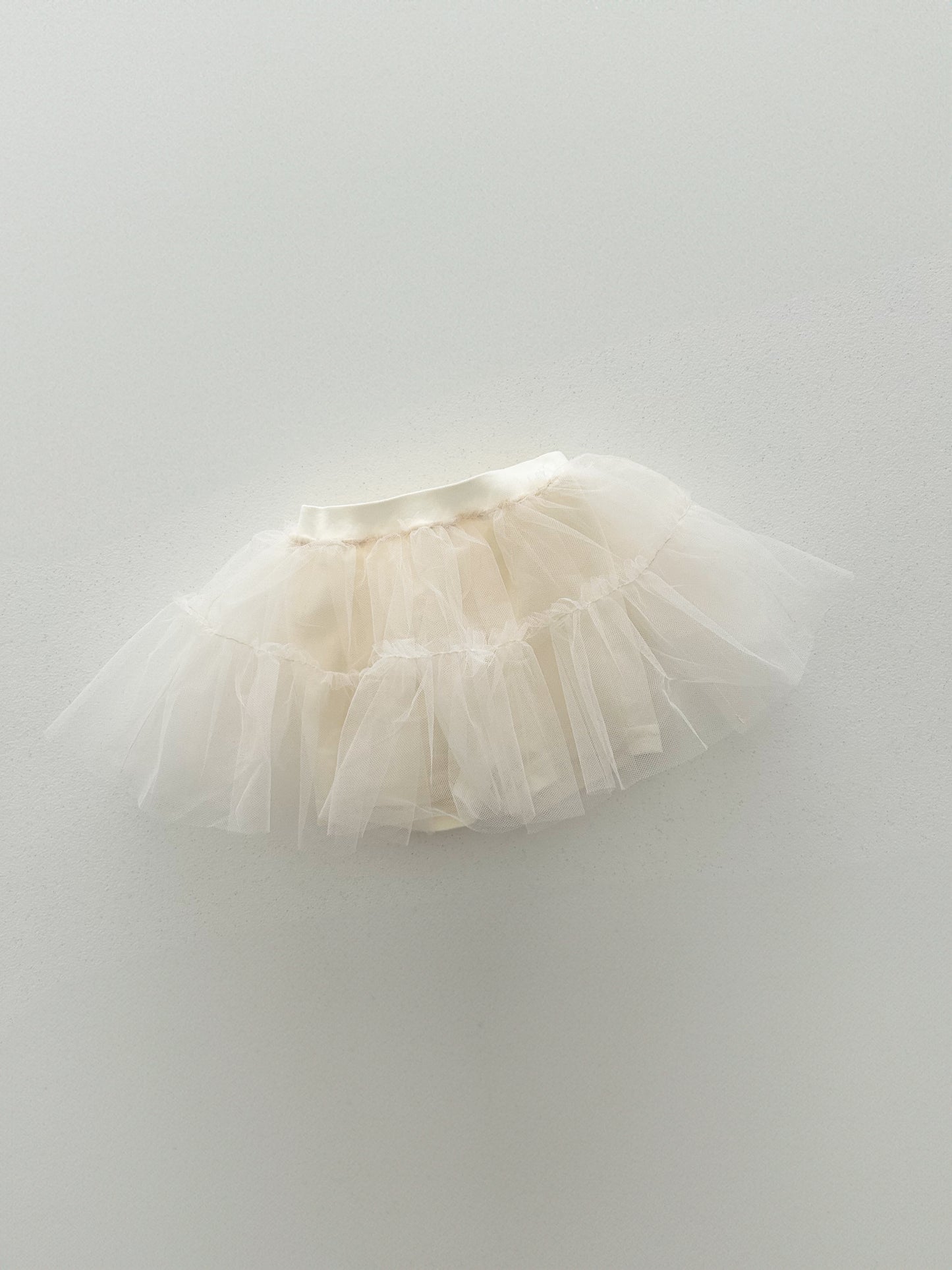 Baby/Toddler S25 Lovely Tutu Skirted Shorts (8m-4y) - Ivory - AT NOON STORE