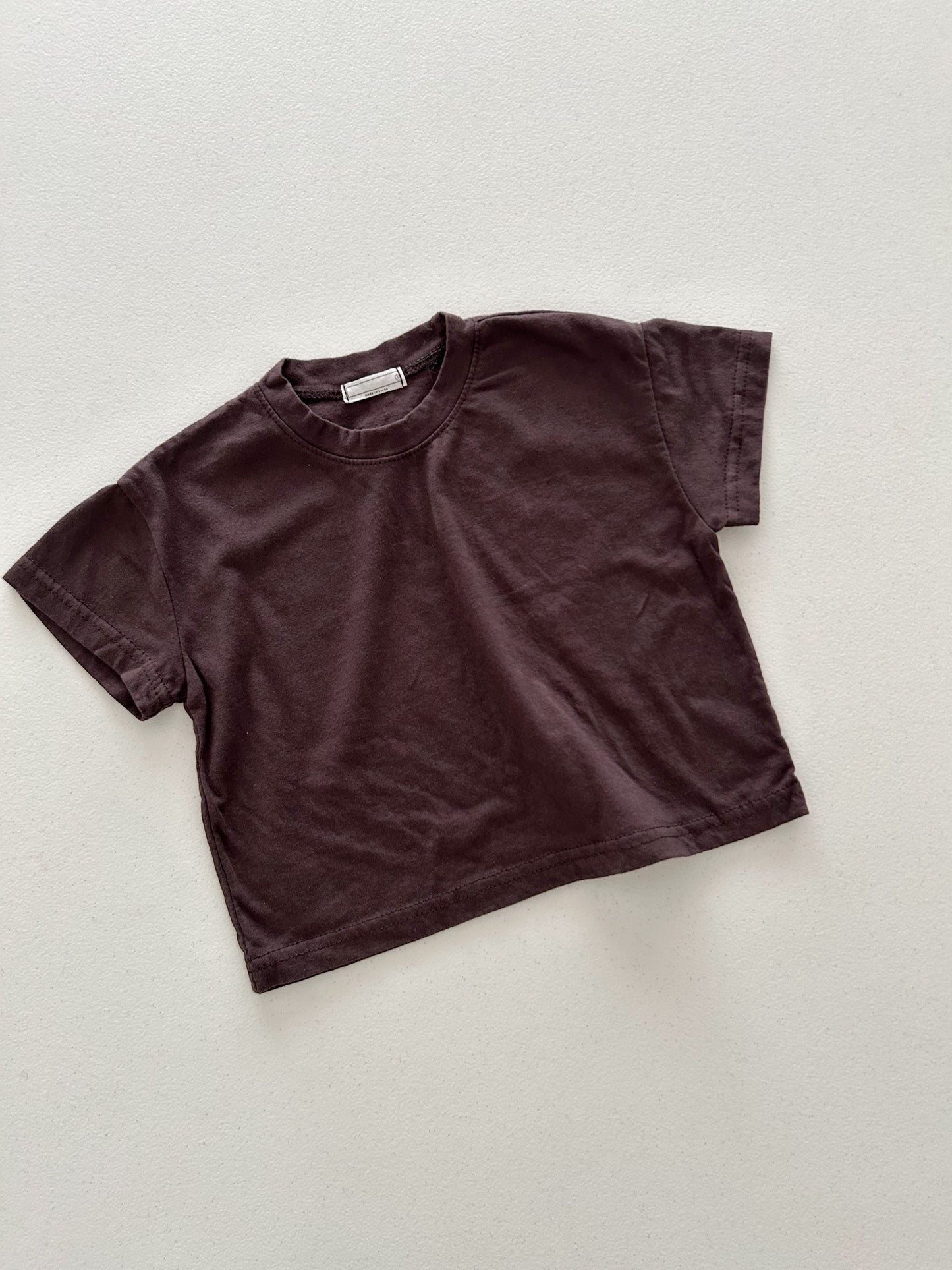 Toddler SS26 Basic Short Sleeve Top (4m-6y) - 4 Colors - AT NOON STORE