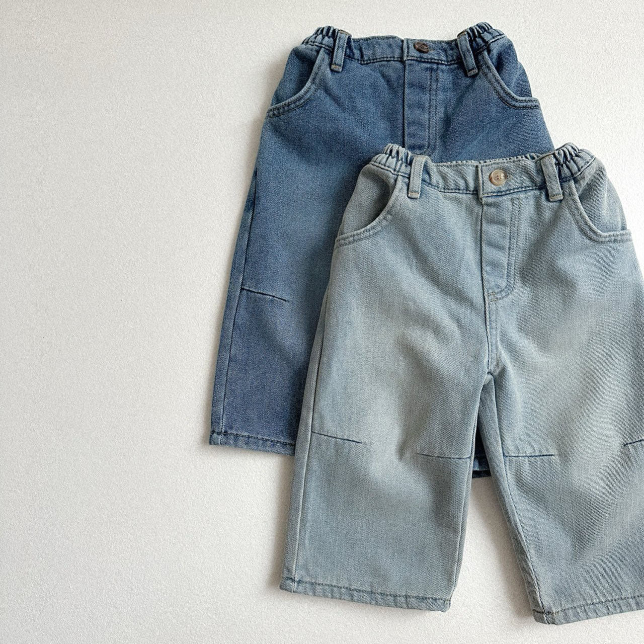 Toddler W25 Darted Denim Pants (10m-4y) - 2 Colors - AT NOON STORE