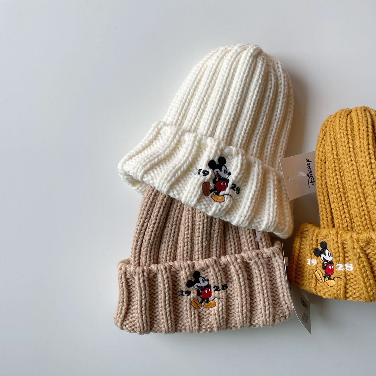 Kids Mickey Mouse Beanie (3-8y) - 8 Colors - AT NOON STORE