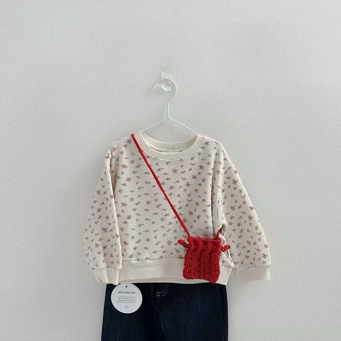 Toddler F25 Floral Print Long Sleeve Sweatshirt (10m-4y) - Ivory