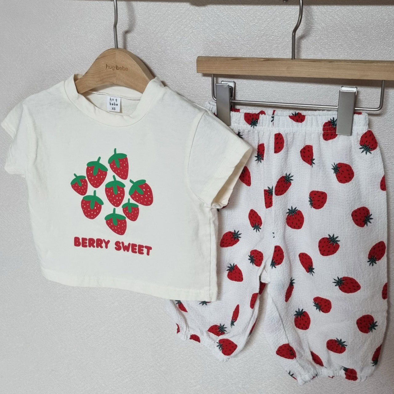 Toddler Strawberry Seersucker Pants (1-6y) - Ivory - AT NOON STORE