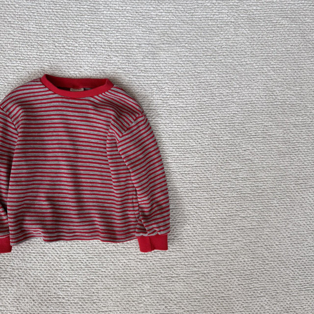 Toddler Bella F25 Ribbed Stripe Long Sleeve Top (1-6y) - 2 Colors - AT NOON STORE