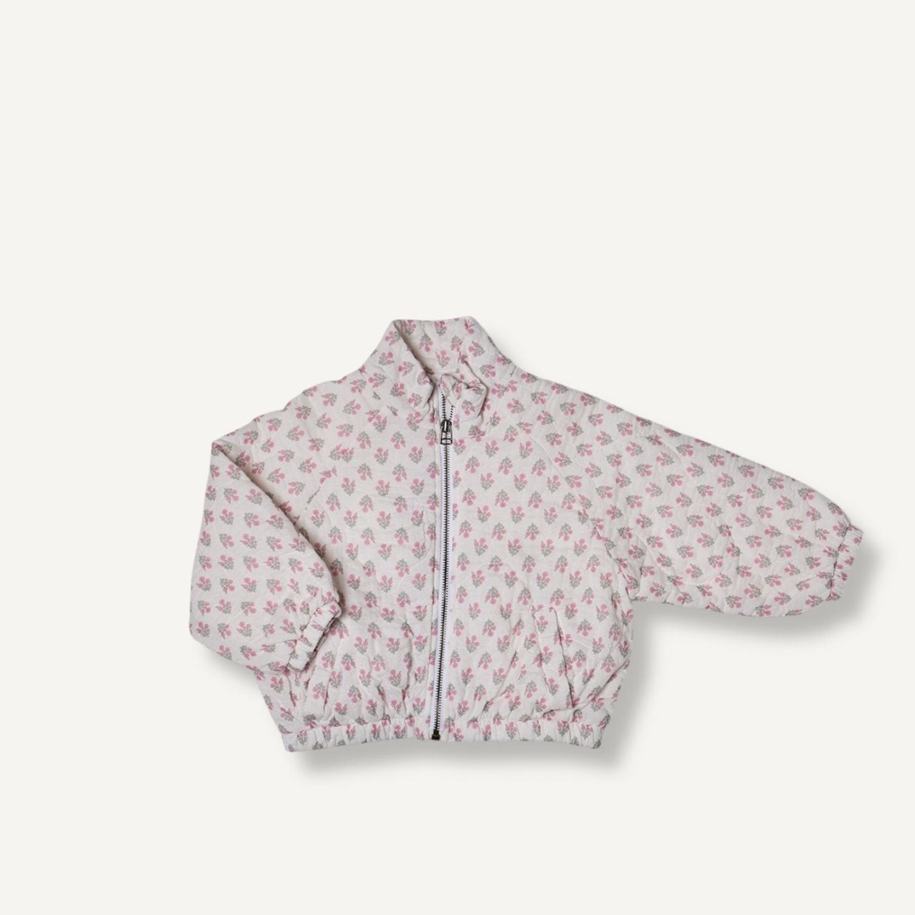 Toddler F25 Floral Padded Bomber Jacket (2-8y) - 2 Colors - AT NOON STORE
