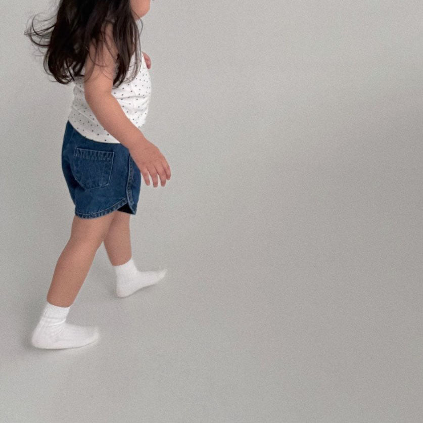 Toddler Bella SS25 Dolphin Hem Denim Shorts (1-6y) - 2 Colors - AT NOON STORE