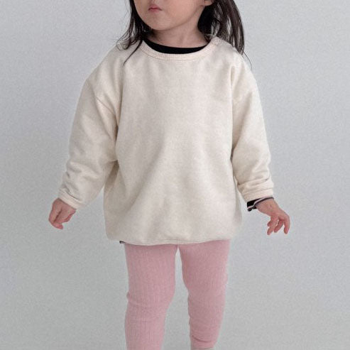 Baby/Toddler Bella F25 Curved Hem Long Sleeve Top (6m-6y) - Ivory - AT NOON STORE