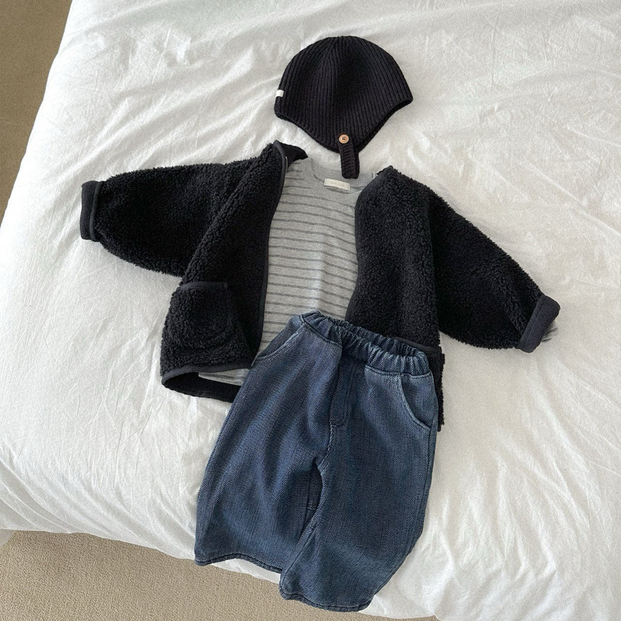 Toddler W25 Stripe Long Sleeve Shirt (10m-4y) - 3 Colors - AT NOON STORE