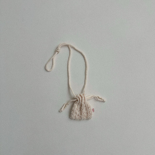 Toddler F25 Crochet Mini Crossbody Bag (3-48m) - Ivory - AT NOON STORE