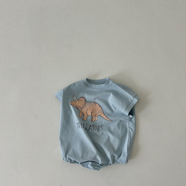 Baby Land Dinosaur Short Sleeve Romper (4-15m) - 3 Colors