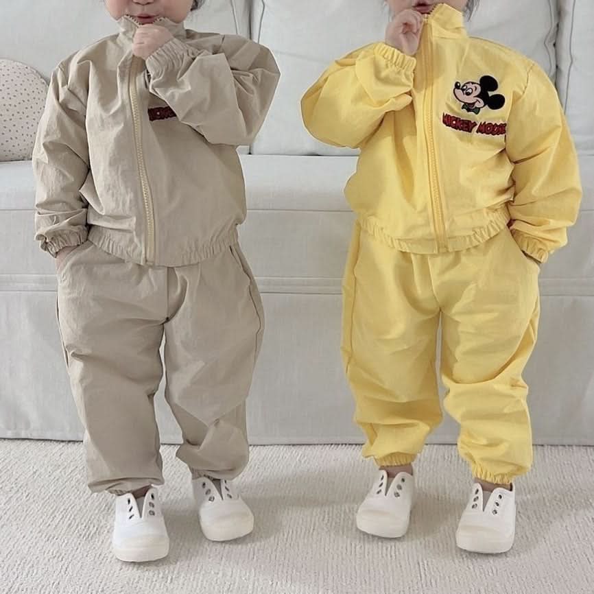 Toddler Mickey Zip-up Jacket, Jogger Pants, and Shorts Set (2-6y) - 3 Colors - AT NOON STORE
