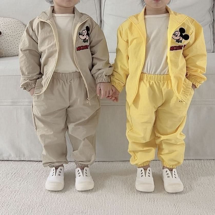 Toddler Mickey Zip-up Jacket, Jogger Pants, and Shorts Set (2-6y) - 3 Colors - AT NOON STORE