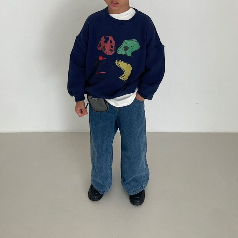 Toddler F25 Puppy Sweatshirt (3-7y) - 2 Colors - AT NOON STORE