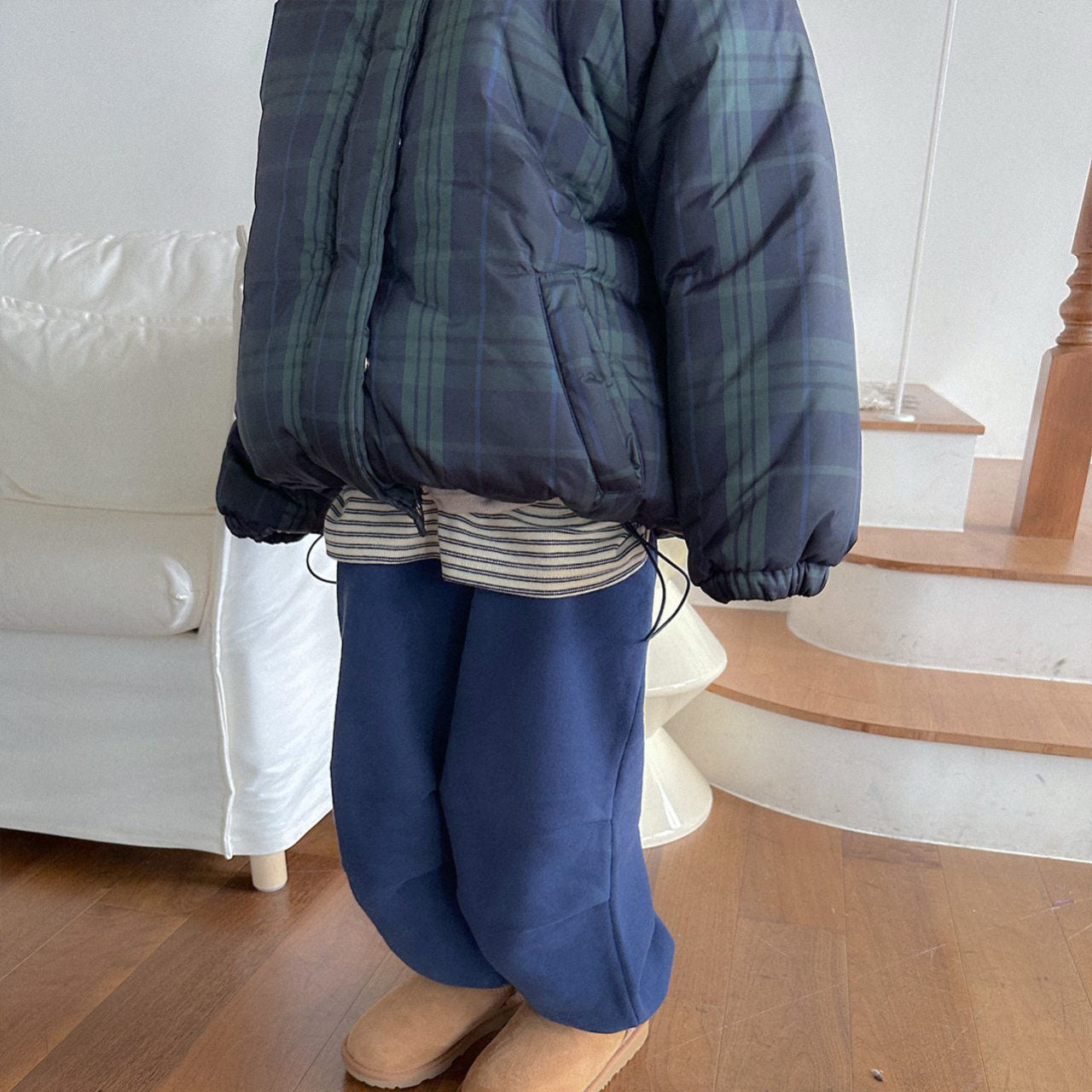 Toddler W25 Adjustable Hem Jogger Pants (2-7y) - Navy