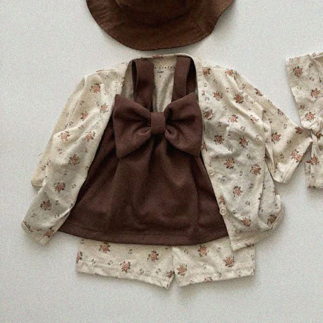 Baby/Toddler Aosta Big Bow Flare Cami Top (3m-5y)- 3 Colors - AT NOON STORE