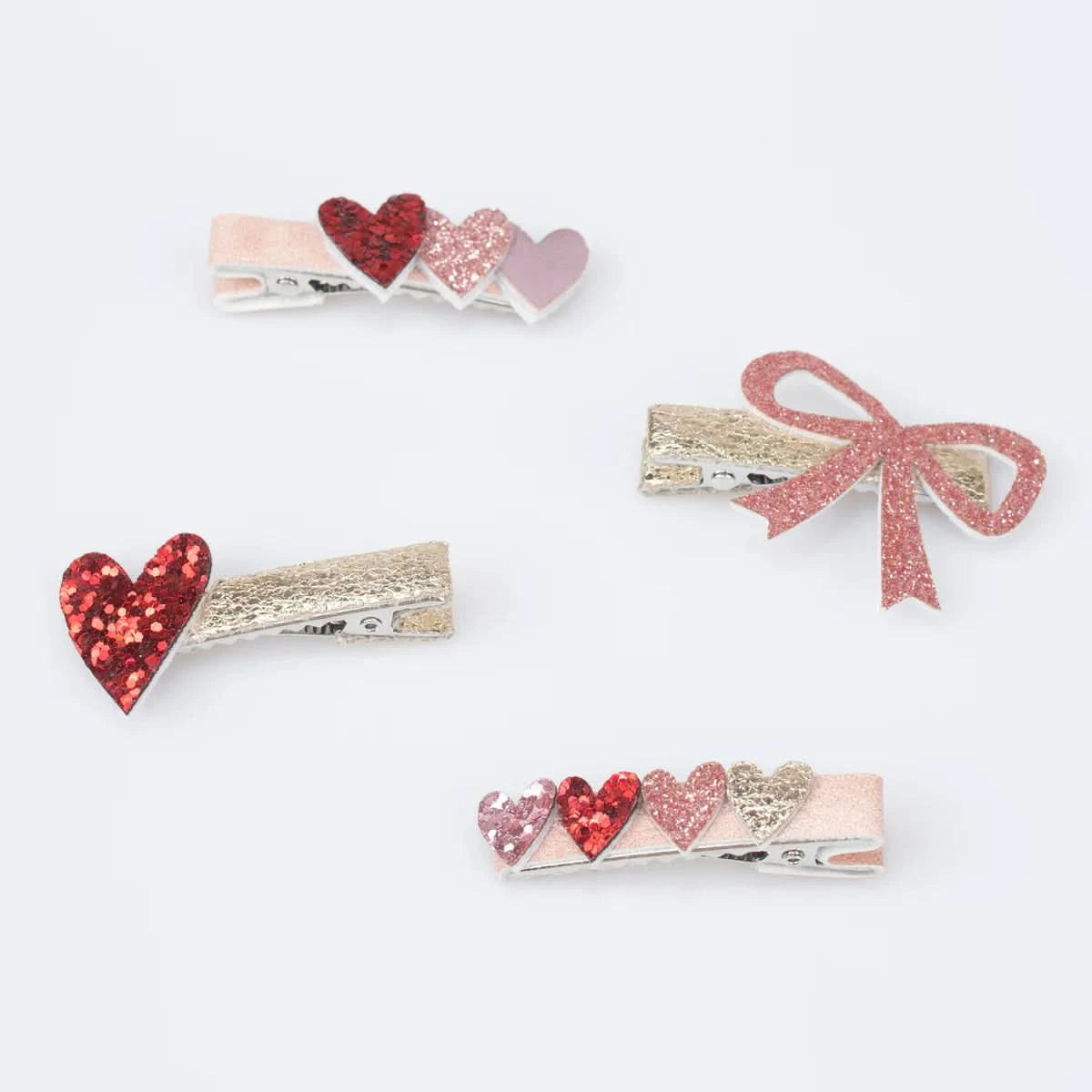 MeriMeri Valentine's Hair Clips Set (8pk) - AT NOON STORE