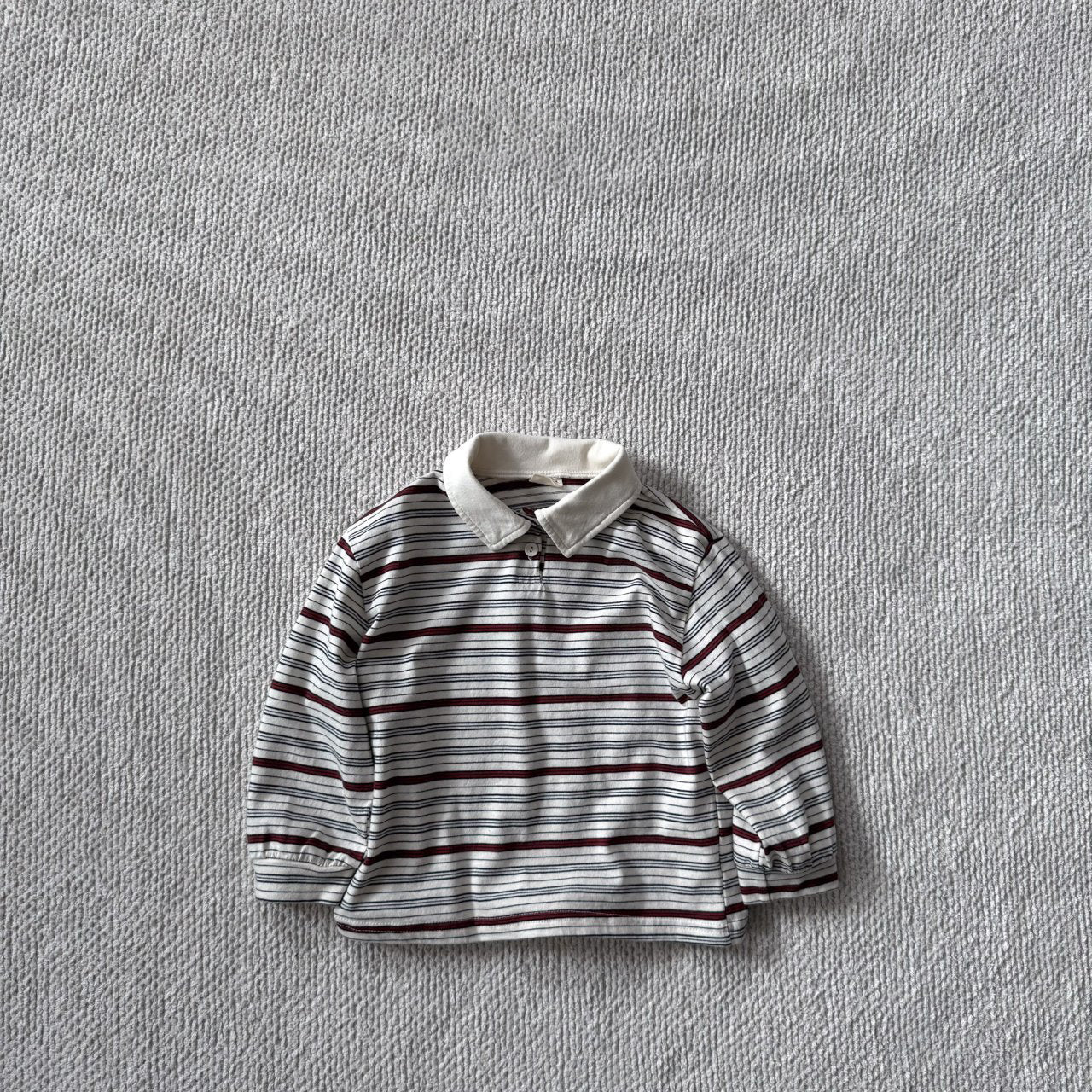 Toddler Bella F25 Collared Stripe Long Sleeve Top (1-6y) - 2 Colors