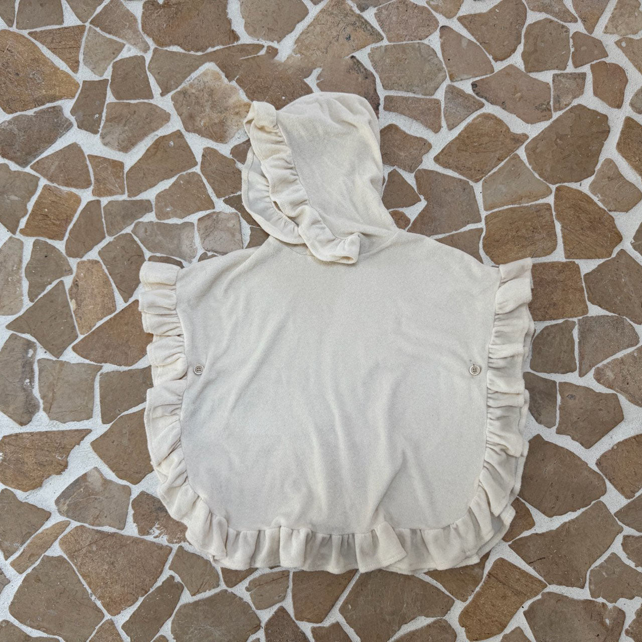 Toddler LaCamel SS25 Ruffle Hooded Towel (1-6y) - 3 Colors - AT NOON STORE