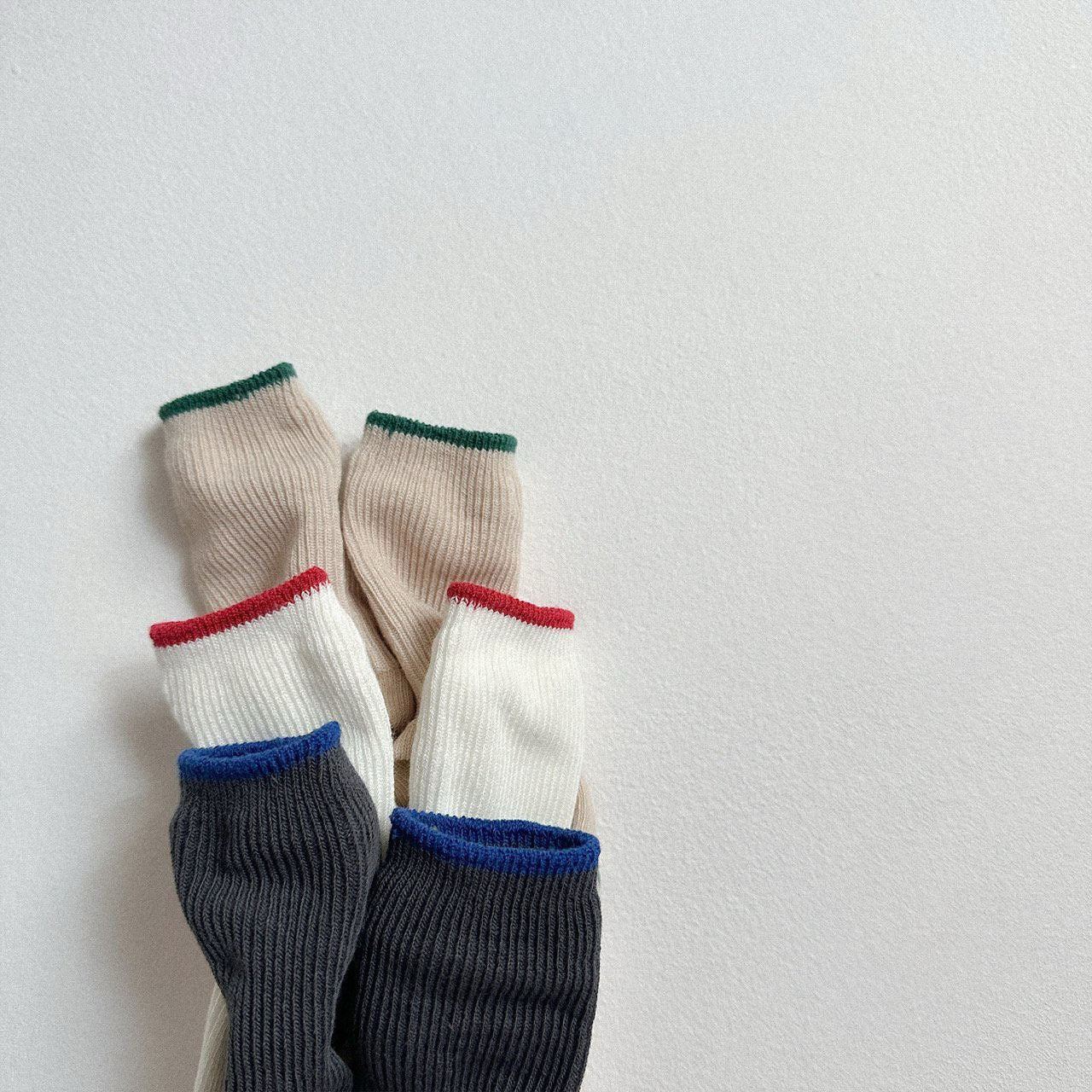 Kids F25 3pk Line Socks (10m-3y) - AT NOON STORE