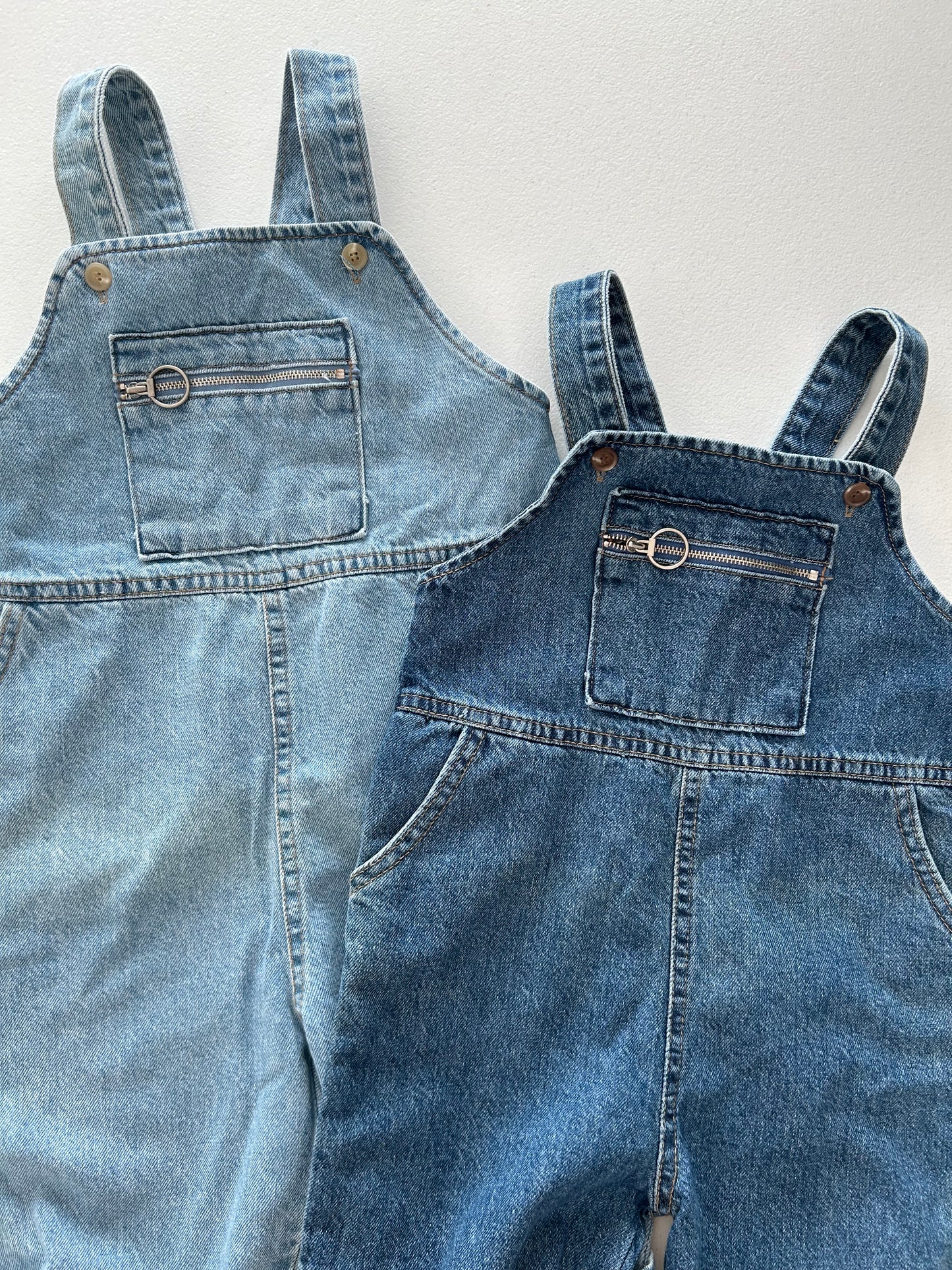 Toddler S25 Zip Kangaroo Pocket Overalls (10m-4y) - 2 Colors - AT NOON STORE