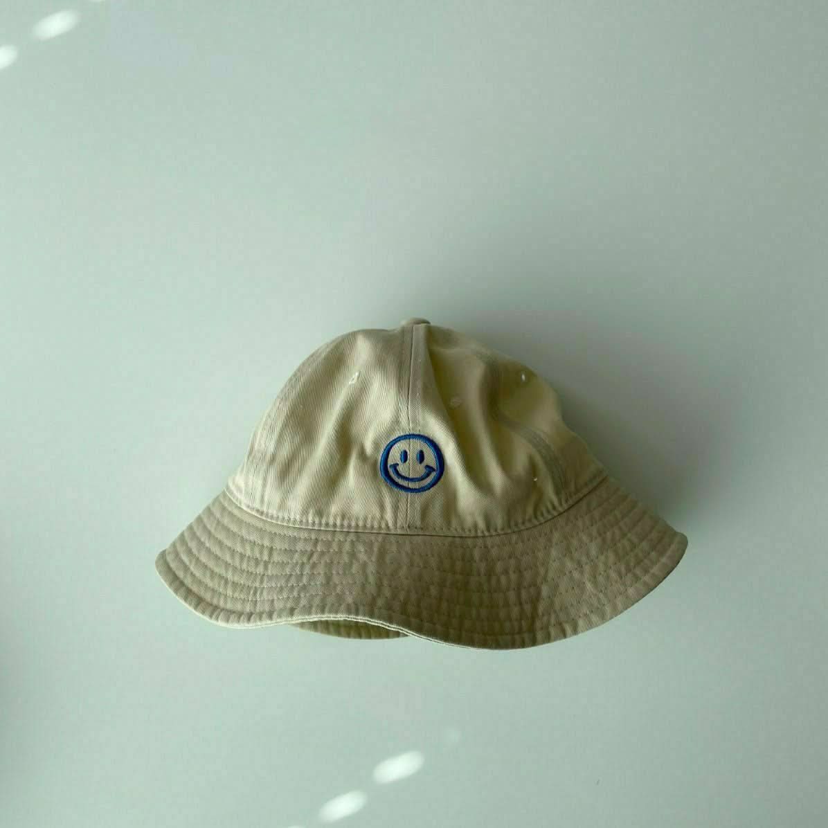 Toddler Smile Embroidery Bucket Hat (3-6y) - 4 Colors - AT NOON STORE