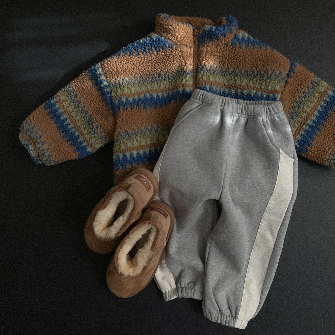 Toddler W25 Side Line Jogger Pants (2-7y) - Heather Gray