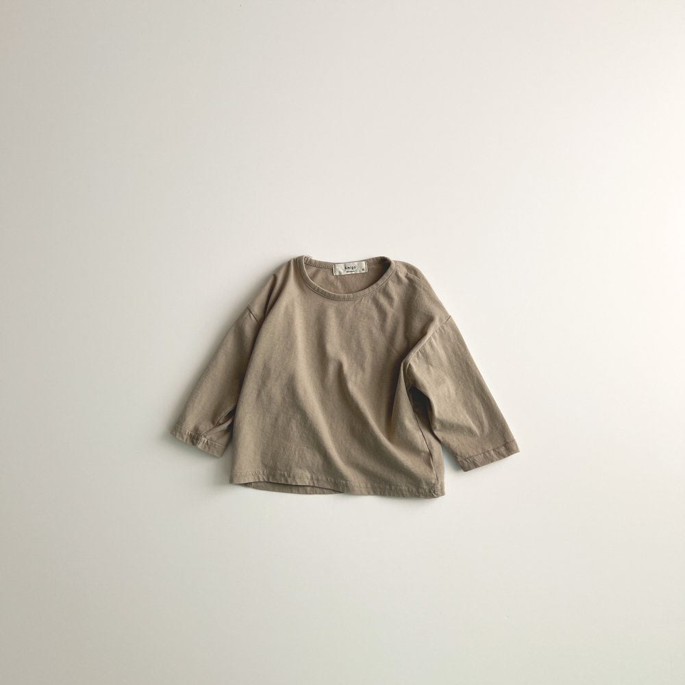 Toddler F25 Long Sleeve Basic Top (1-6y) - 5 Colors - AT NOON STORE