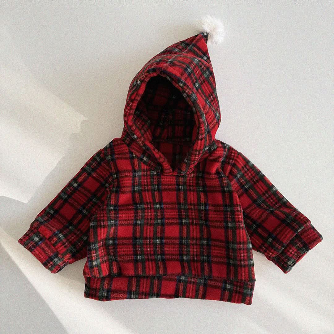 Baby/Toddler Aosta W24 Fleece Pompom Hoodie (3m-5y)- 3 Colors - AT NOON STORE
