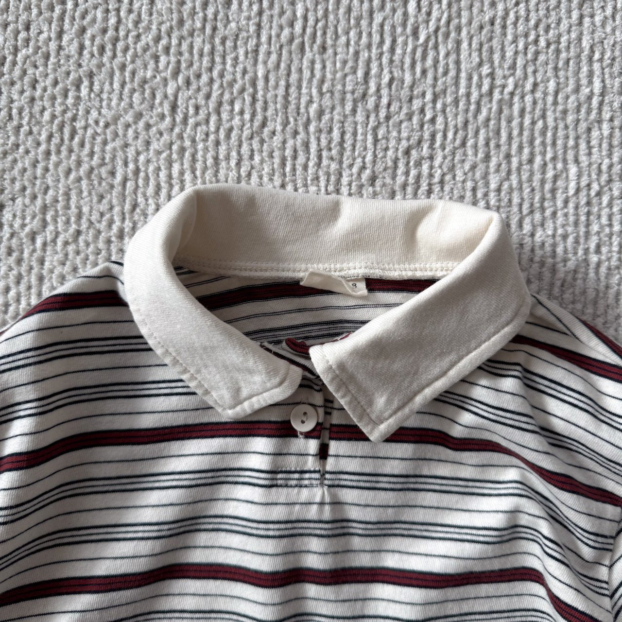 Toddler Bella F25 Collared Stripe Long Sleeve Top (1-6y) - 2 Colors