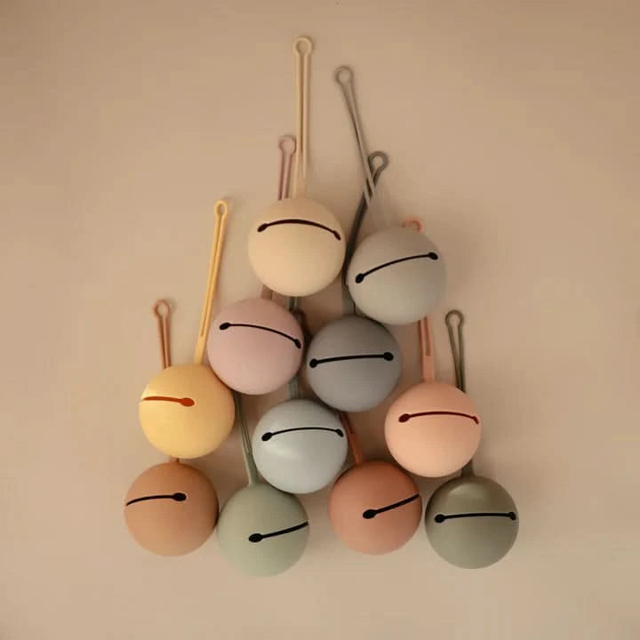 Mushie Silicone Pacifier Case - Natural - AT NOON STORE