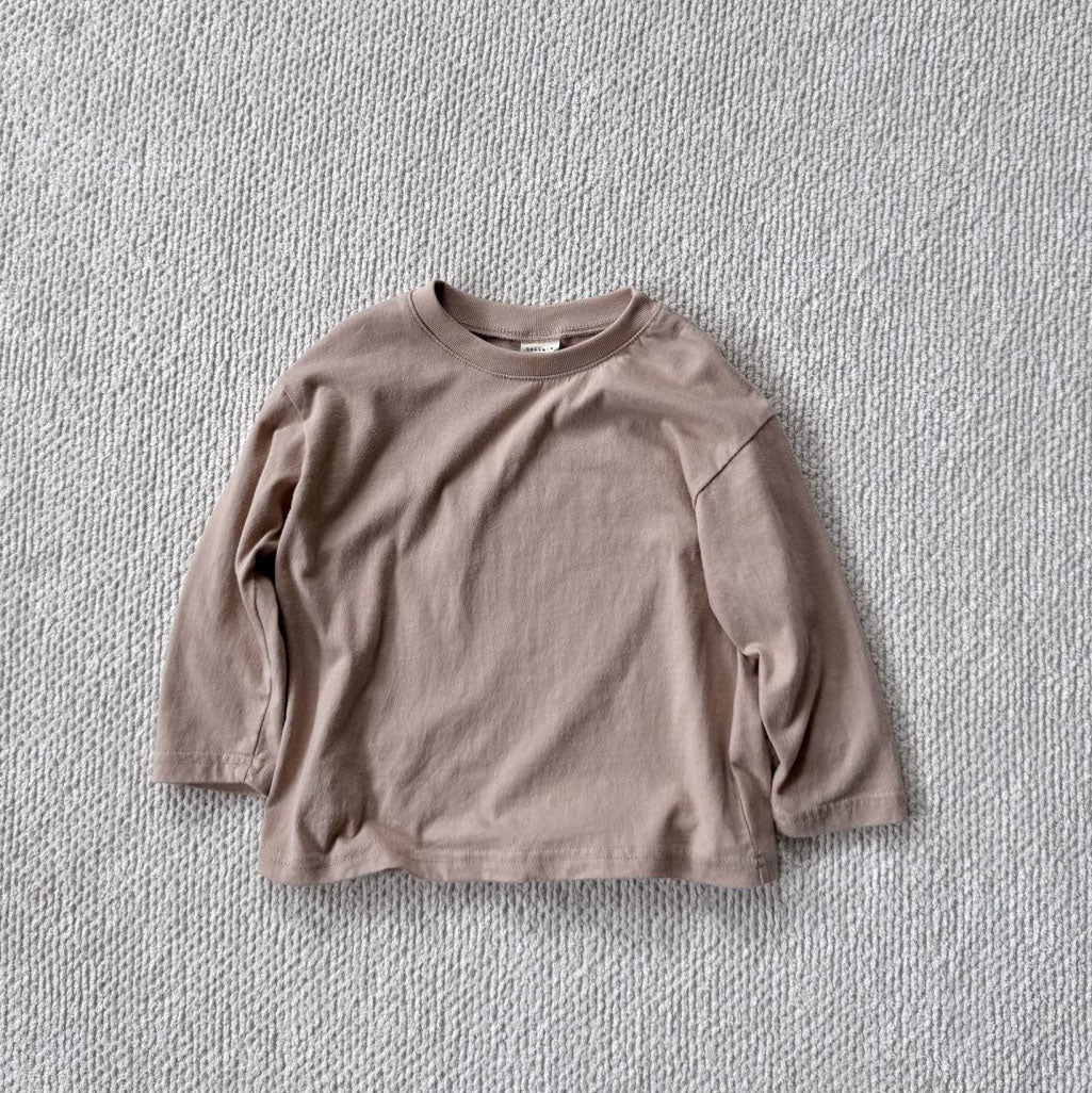 Baby Bella F25 Long Sleeve Loose Fit Top (6m-3y) - 3 Colors - AT NOON STORE