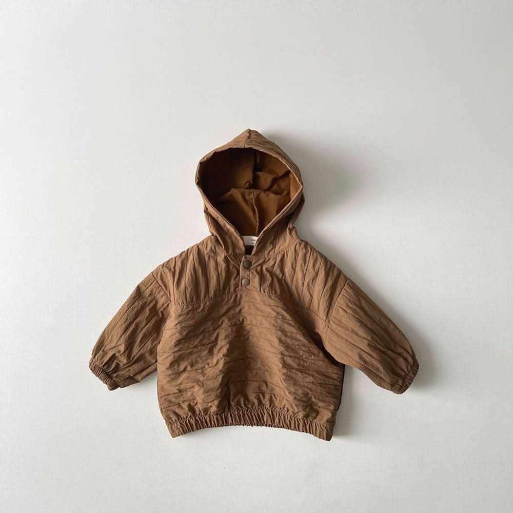 Toddler Button Anorak Hoodie (1-6y) - 3 Colors - AT NOON STORE
