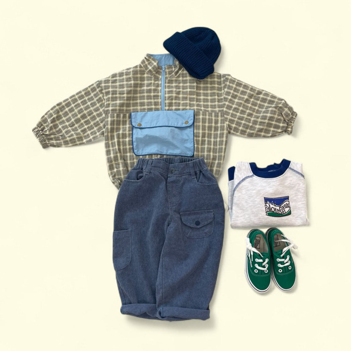 Toddler F25 Garment Dyed Pocket Pants (3-7y) - 2 Colors - AT NOON STORE