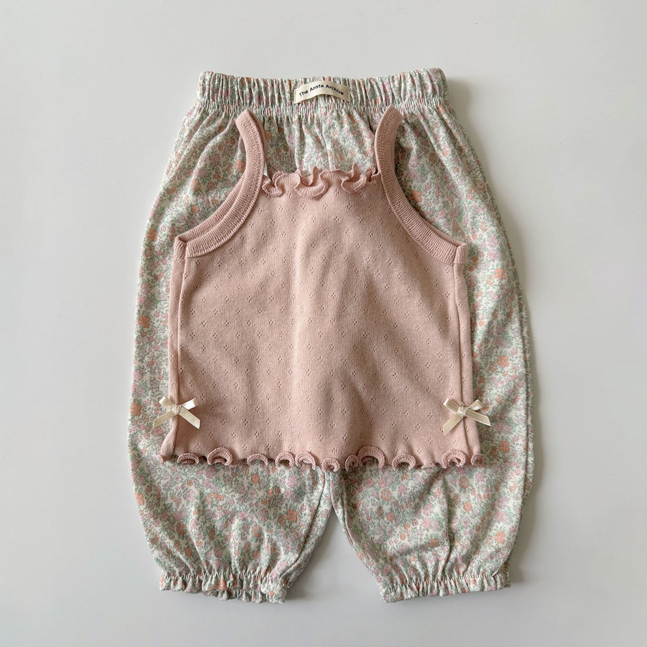 Baby/Toddler Aosta SS25 Cotton Basic Jogger Pants (3m-5y)- 5 Colors - AT NOON STORE