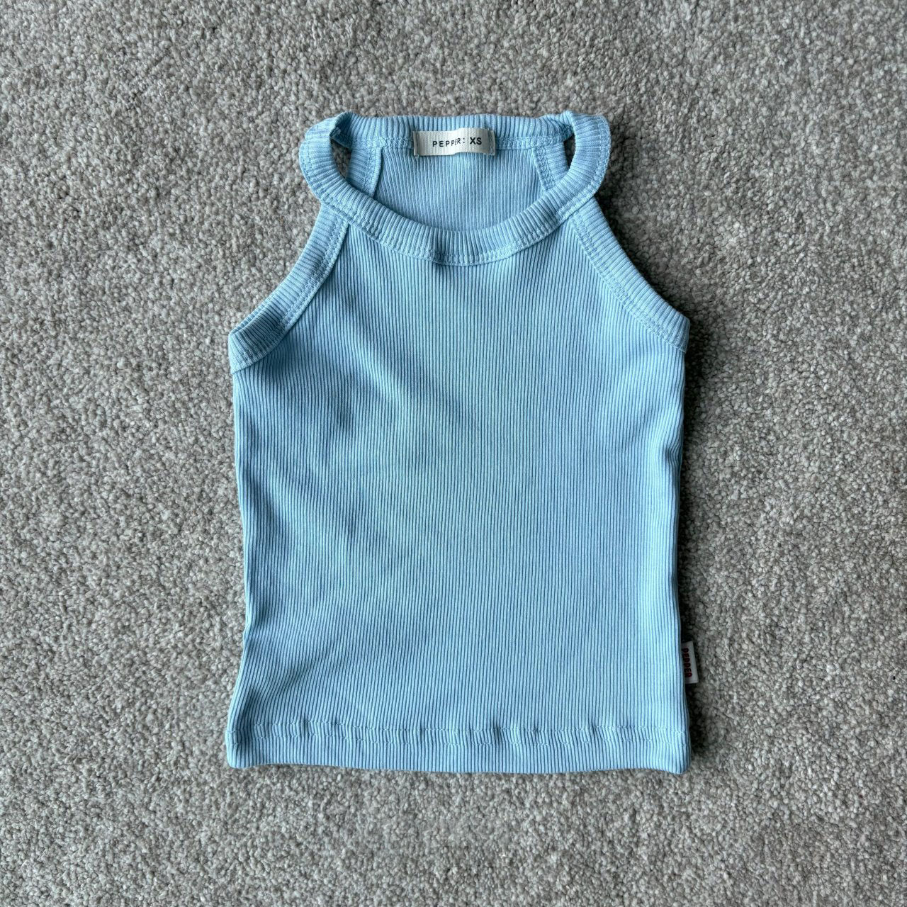 Toddler SS25 Ribbed Halter Neck Sleeveless Top (1-7y) - 3 Colors