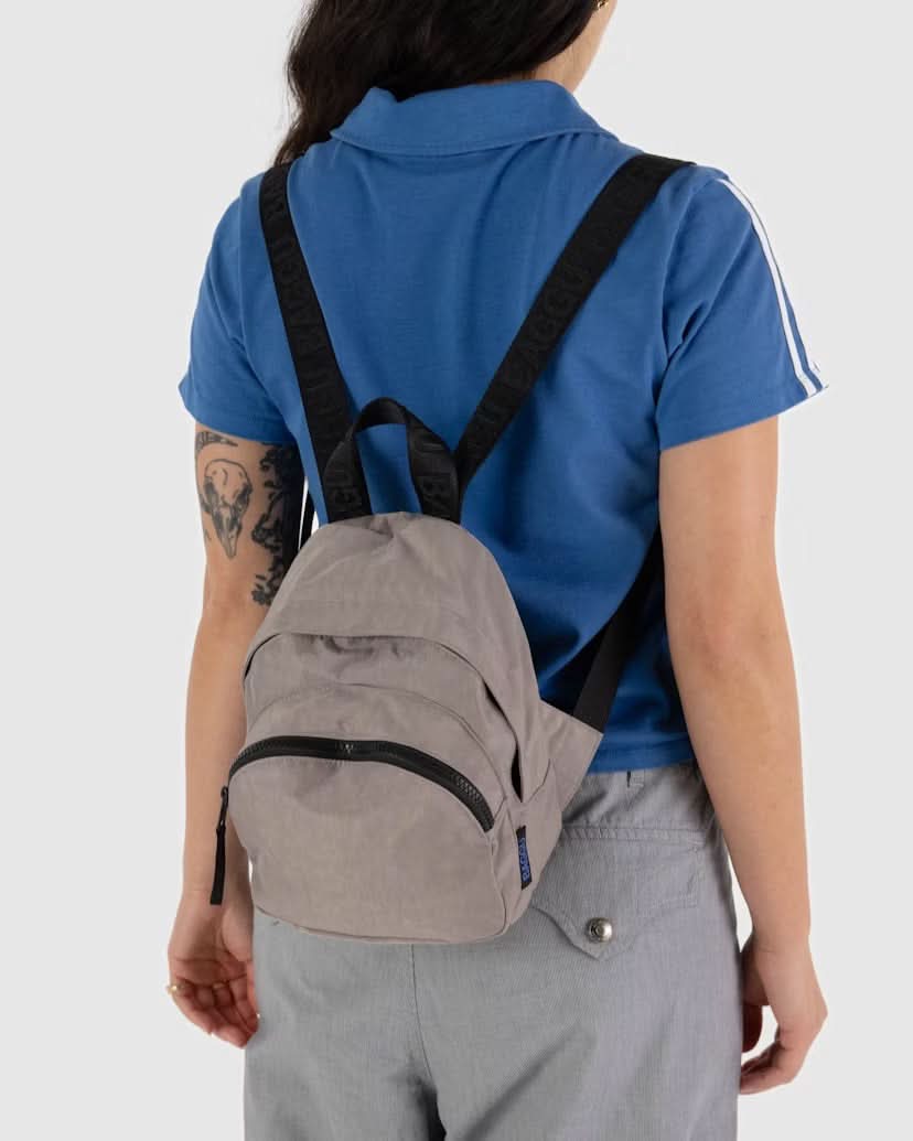 Baggu Mini Nylon Backpack - Dove - AT NOON STORE