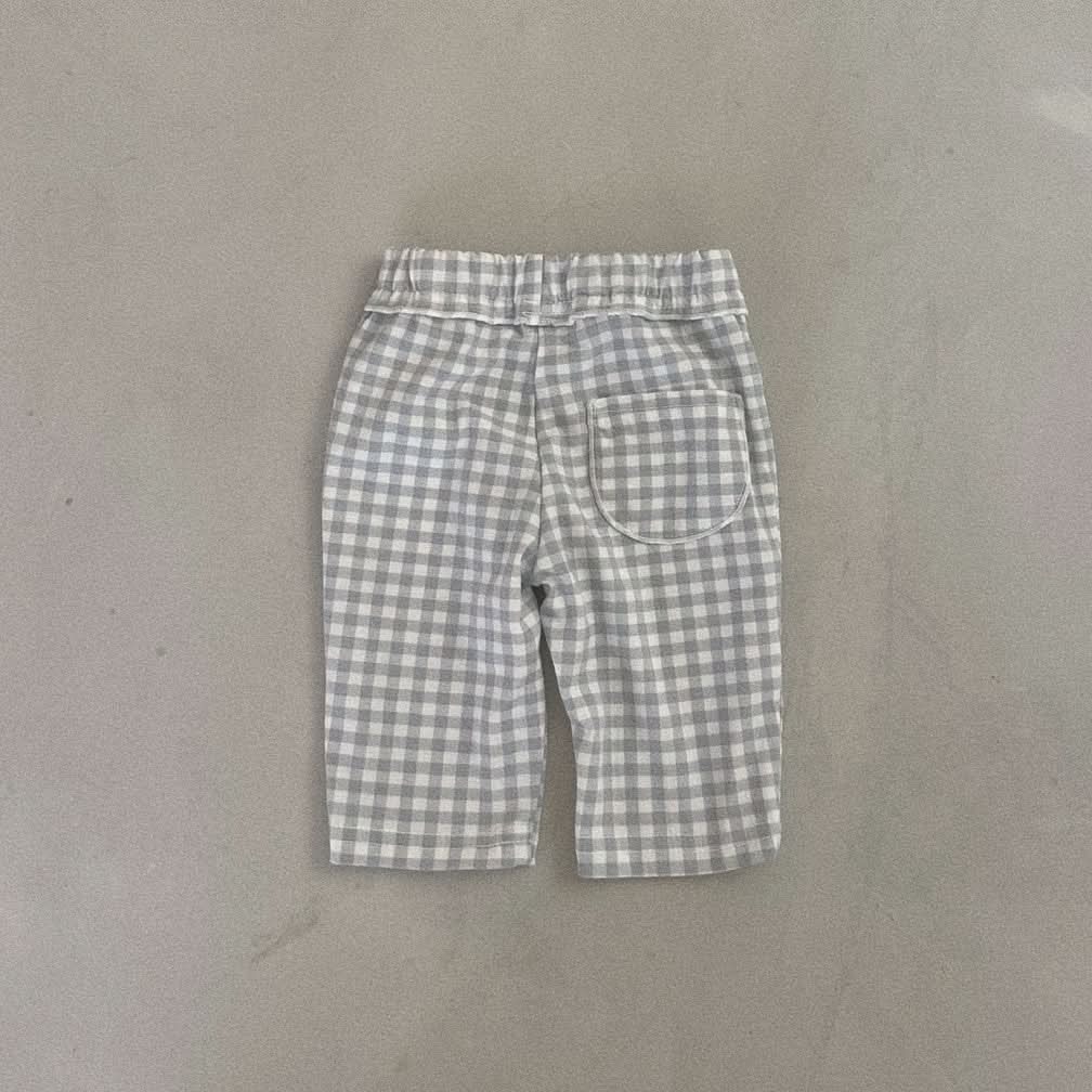 Toddler Bella Gingham Biker Shorts (3m-5y) - 2 Colors - AT NOON STORE