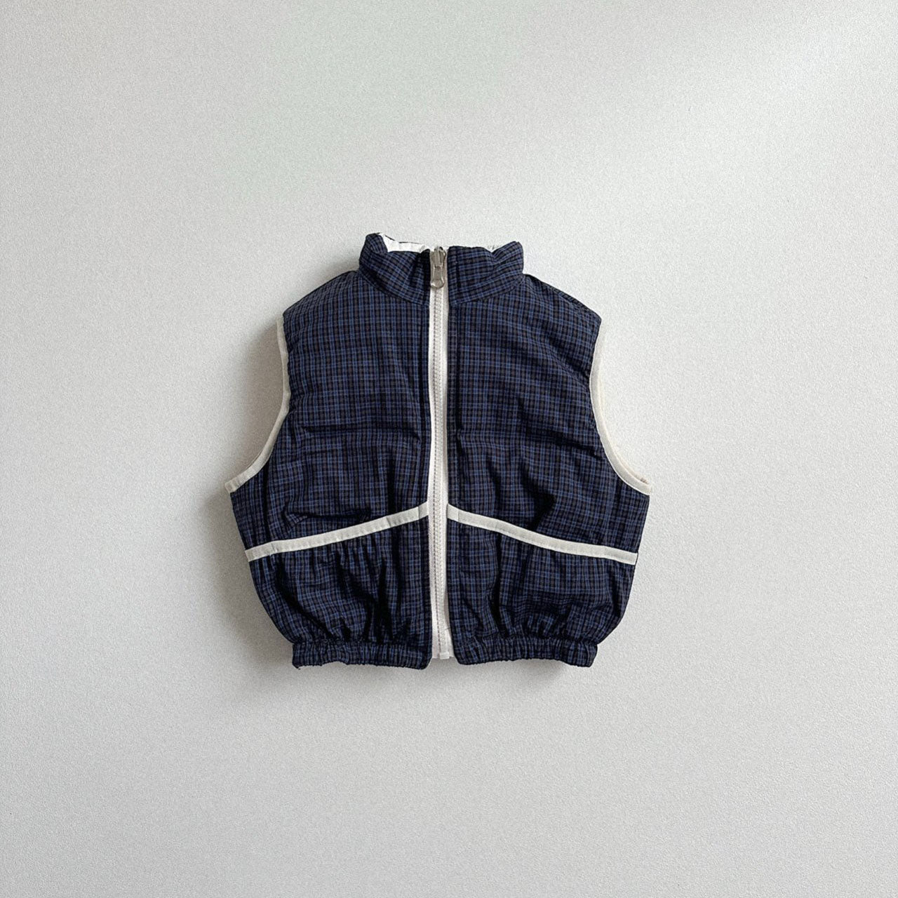 Toddler W25 Plaid Reversible Vest (2-7y) - 2 Colors