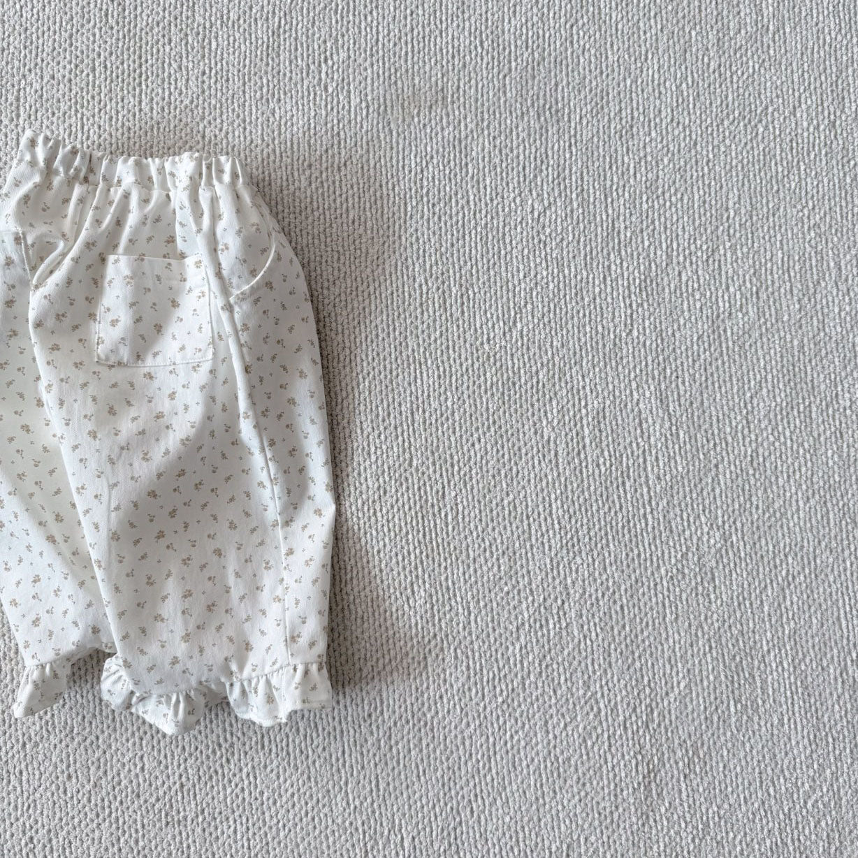 Baby Bella F25 Floral Frill Pants (6m-3y) - Ivory - AT NOON STORE
